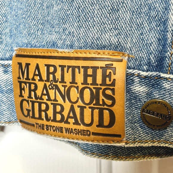 Marithe Francois Girbaud Denim Jacket Avis Auto Boutique Las Vegas Vintage S - Picture 8 of 9